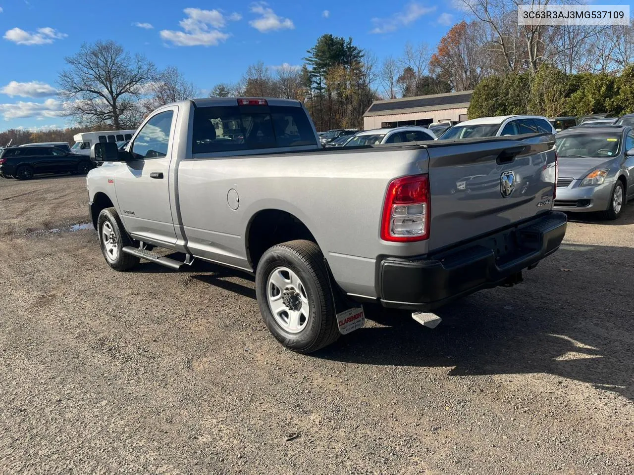 2021 Ram 3500 Tradesman VIN: 3C63R3AJ3MG537109 Lot: 80843044