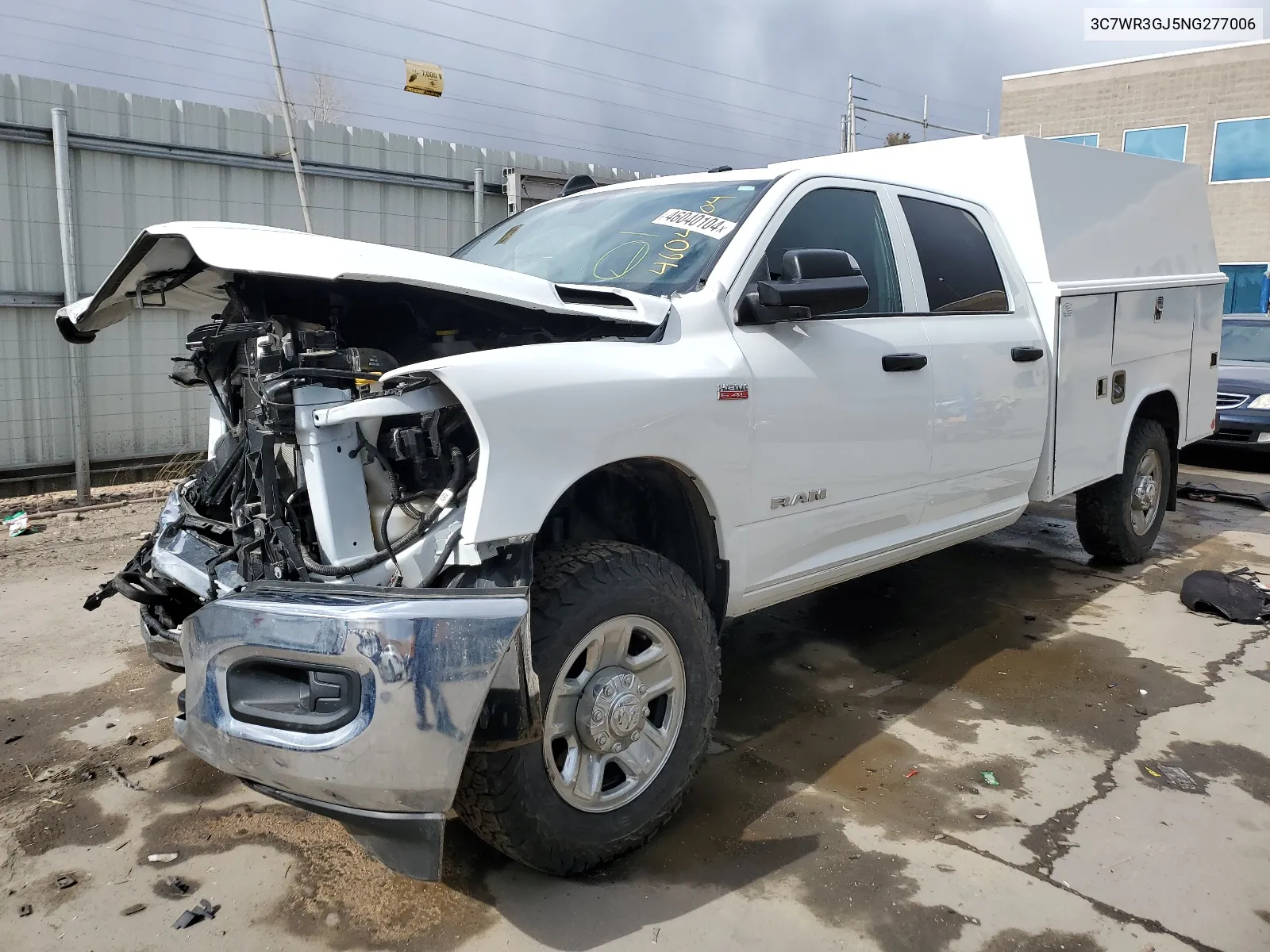 2022 Ram 3500 Tradesman VIN: 3C7WR3GJ5NG277006 Lot: 46040104