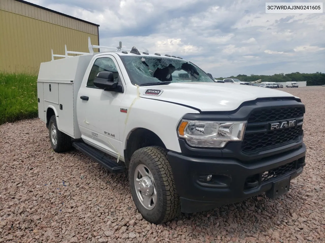 2022 Ram 3500 VIN: 3C7WRDAJ3NG241605 Lot: 59631624