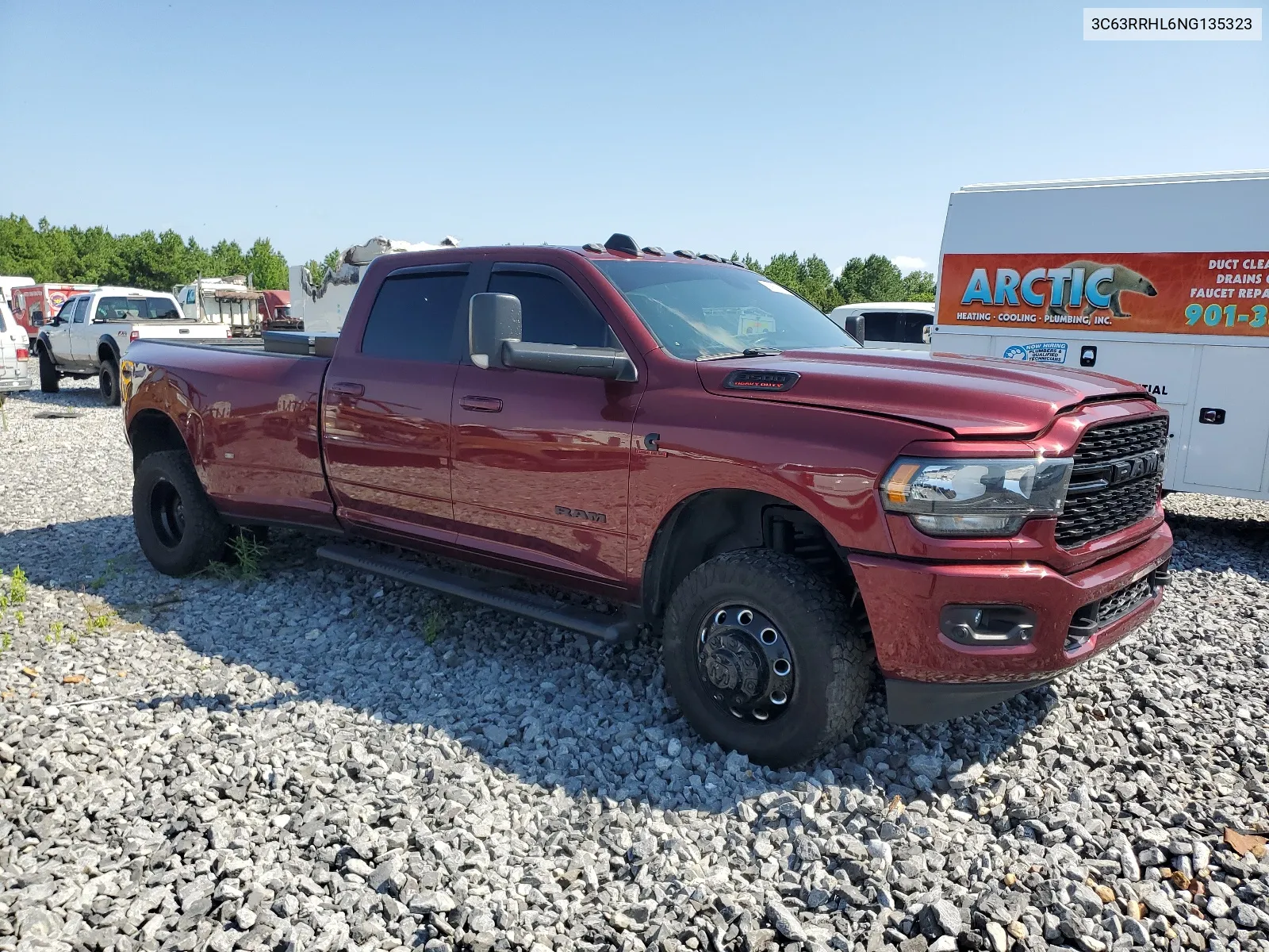 2022 Ram 3500 Big Horn/Lone Star VIN: 3C63RRHL6NG135323 Lot: 63900454