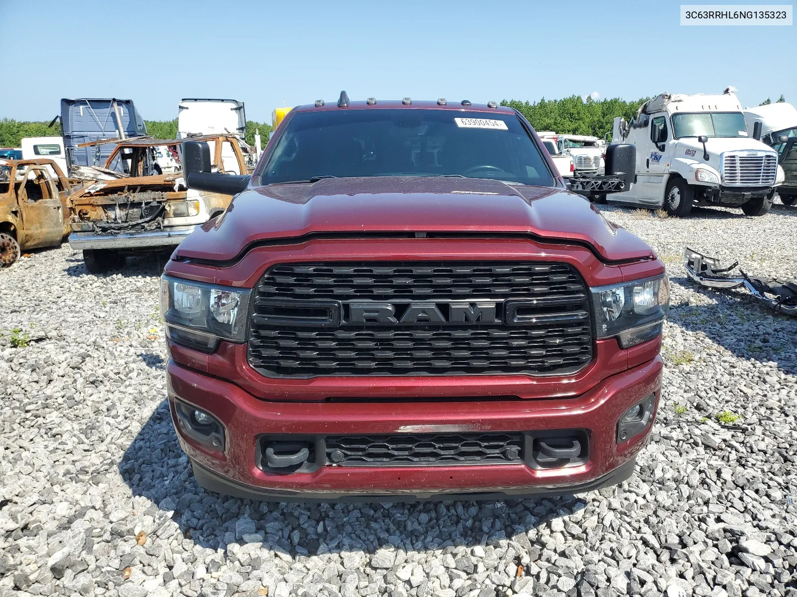 2022 Ram 3500 Big Horn/Lone Star VIN: 3C63RRHL6NG135323 Lot: 63900454