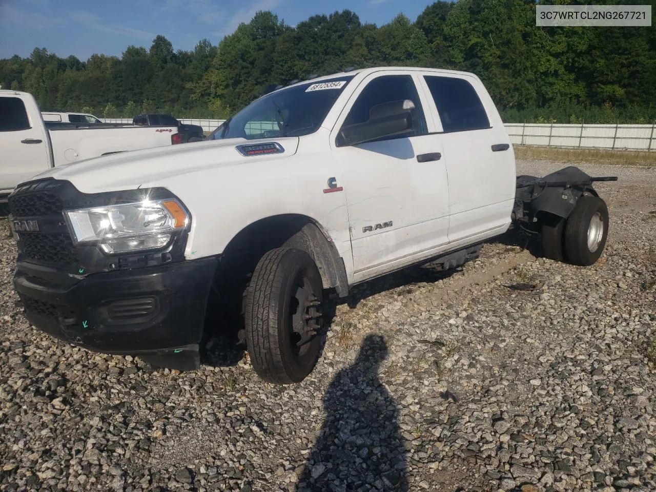 2022 Ram 3500 VIN: 3C7WRTCL2NG267721 Lot: 68125354