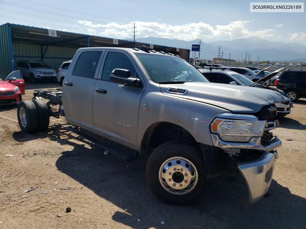 2022 Ram 3500 Tradesman VIN: 3C63RRGLXNG226189 Lot: 68140534