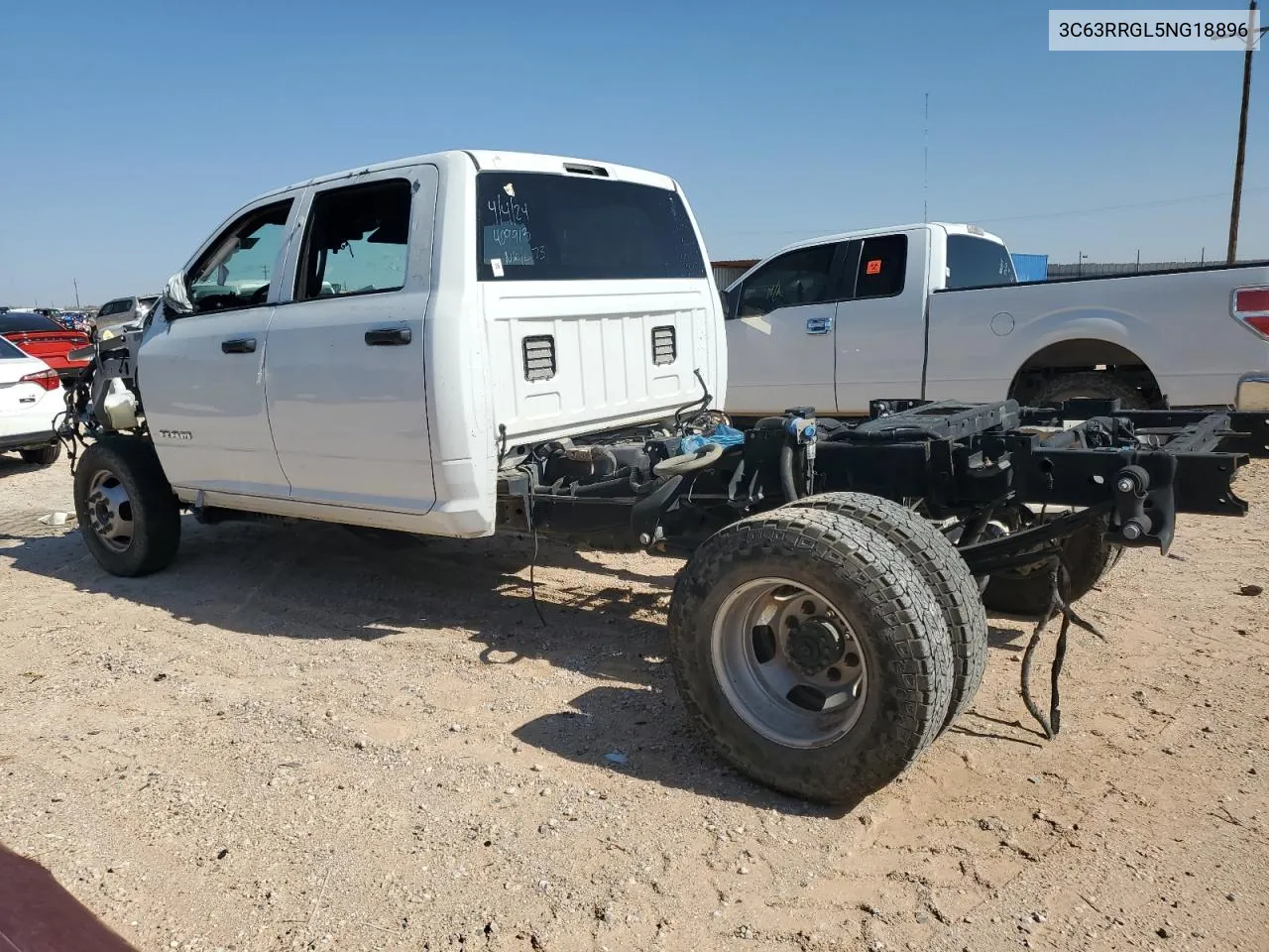 2022 Ram 3500 Tradesman VIN: 3C63RRGL5NG18896 Lot: 68531394