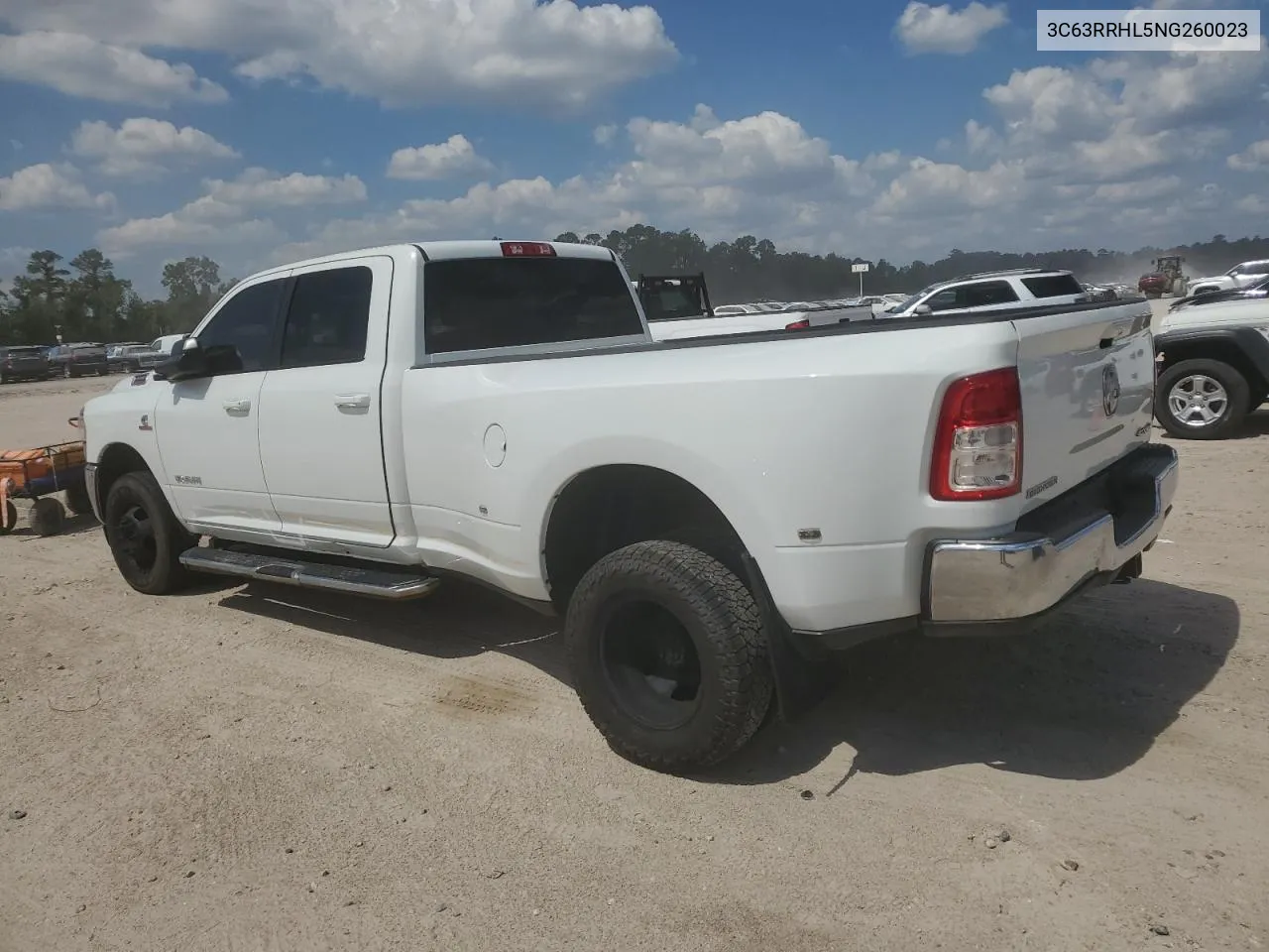 2022 Ram 3500 Big Horn/Lone Star VIN: 3C63RRHL5NG260023 Lot: 72516304