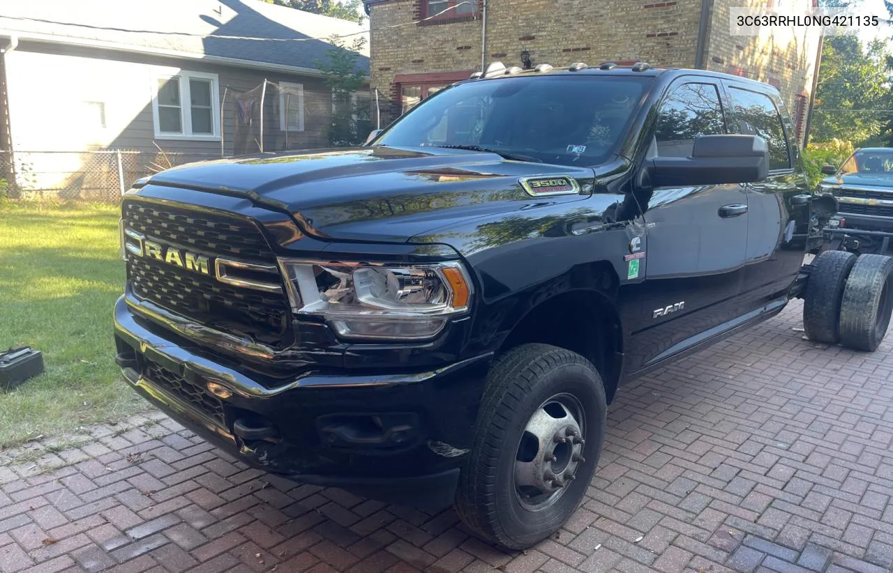 2022 Ram 3500 Big Horn/Lone Star VIN: 3C63RRHL0NG421135 Lot: 73421874