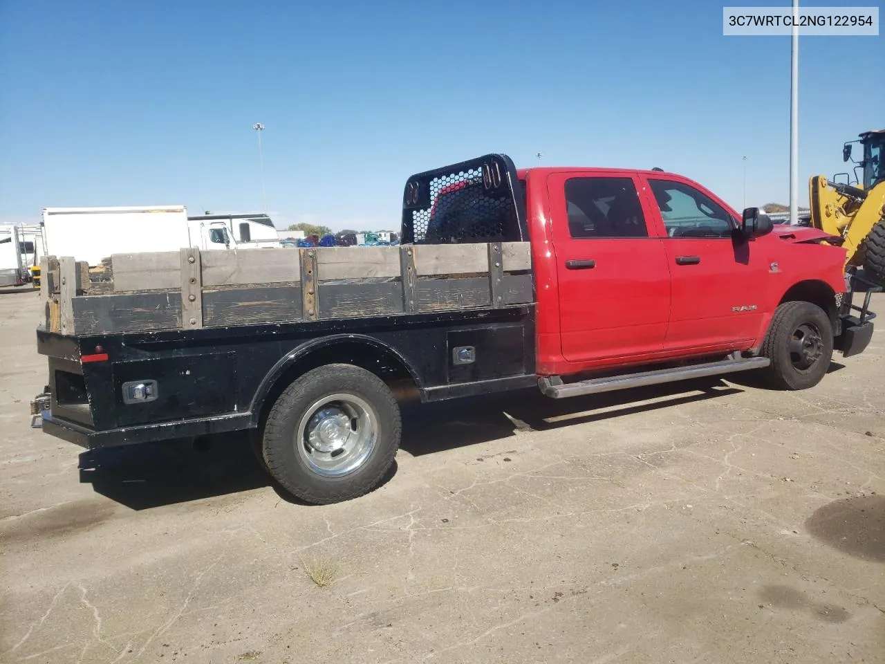 2022 Ram 3500 VIN: 3C7WRTCL2NG122954 Lot: 73952954