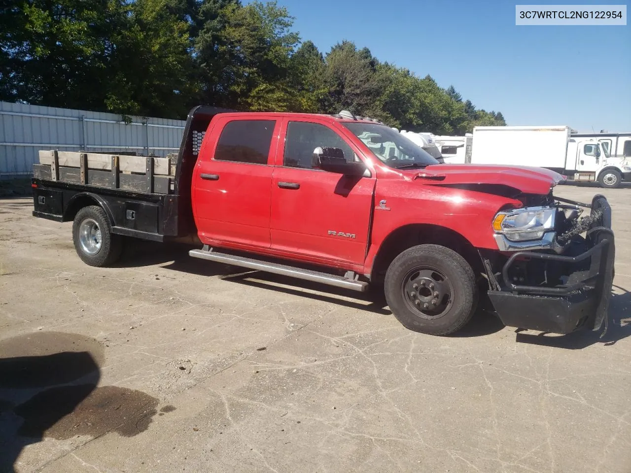 2022 Ram 3500 VIN: 3C7WRTCL2NG122954 Lot: 73952954