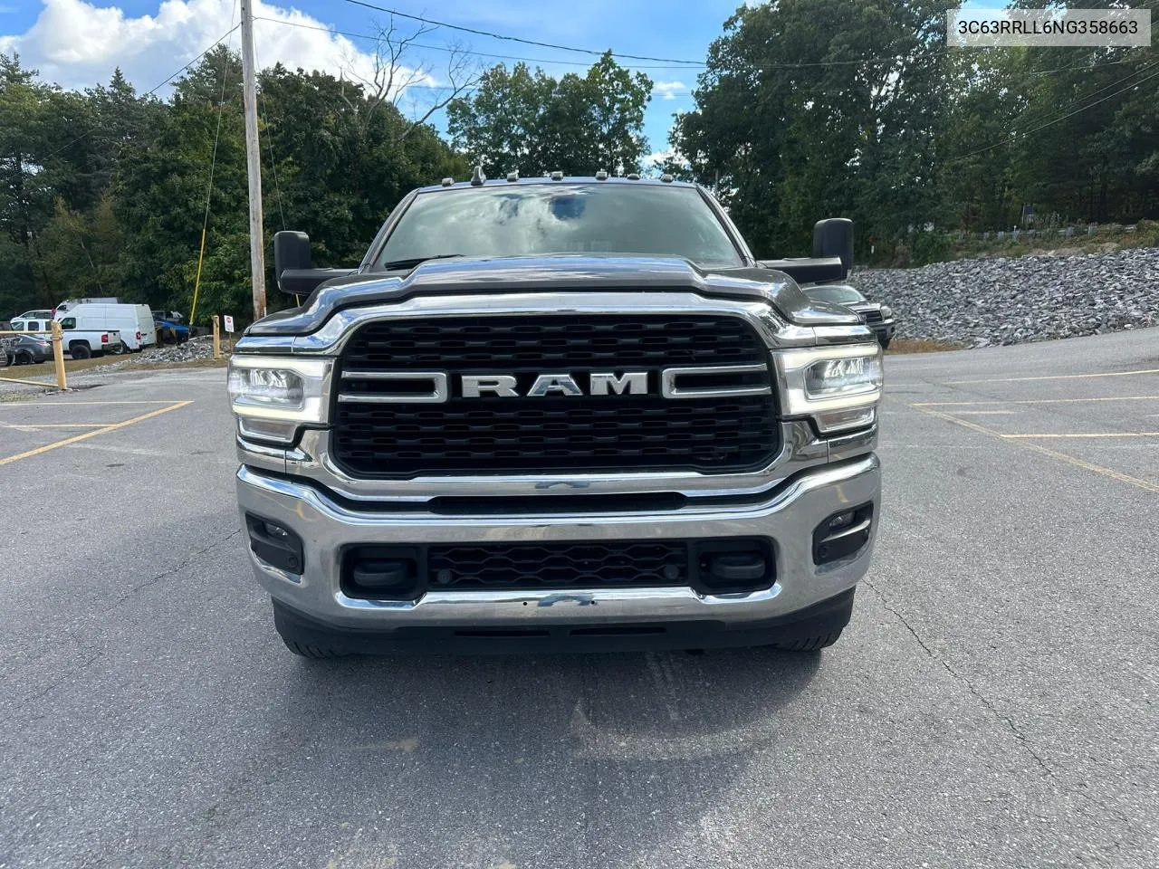 2022 Ram 3500 Big Horn/Lone Star VIN: 3C63RRLL6NG358663 Lot: 74045394