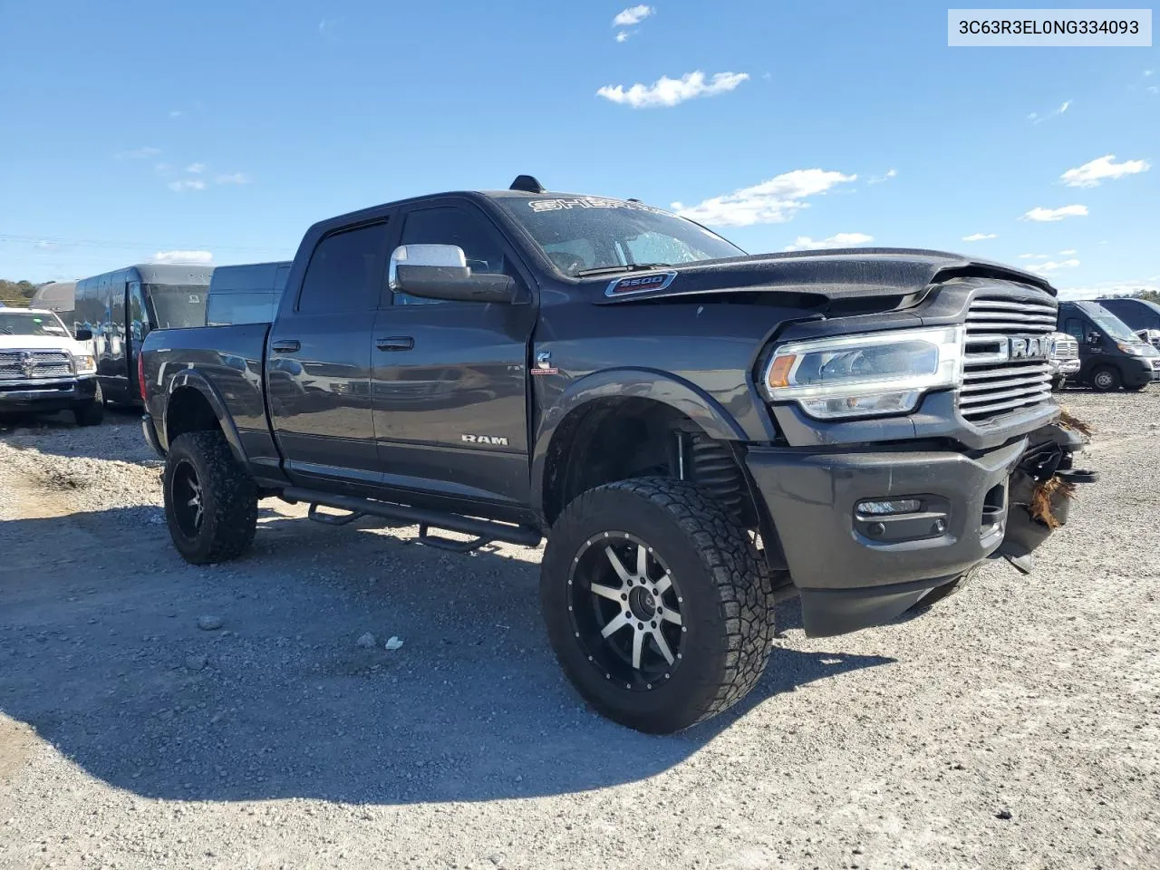 2022 Ram 3500 Laramie VIN: 3C63R3EL0NG334093 Lot: 74745254