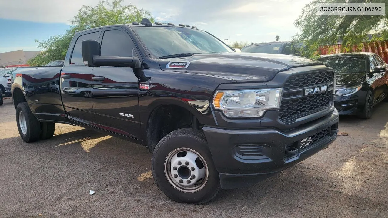 2022 Ram 3500 Tradesman VIN: 3C63RRGJ9NG106690 Lot: 74839764