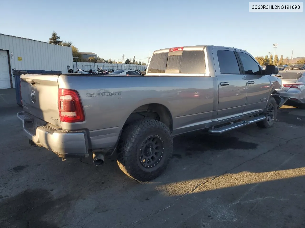 2022 Ram 3500 Big Horn/Lone Star VIN: 3C63R3HL2NG191093 Lot: 75550584