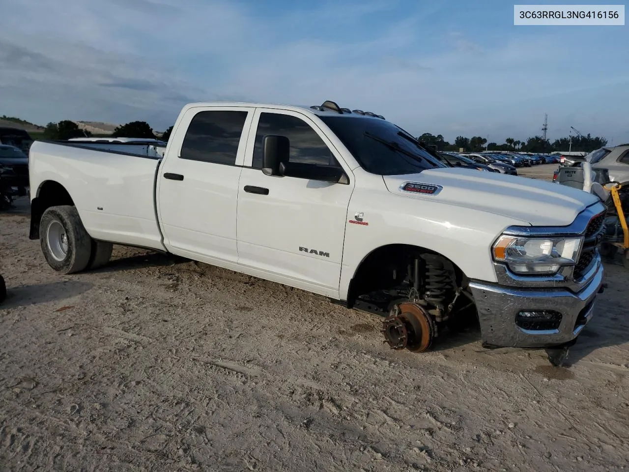 2022 Ram 3500 Tradesman VIN: 3C63RRGL3NG416156 Lot: 76063964