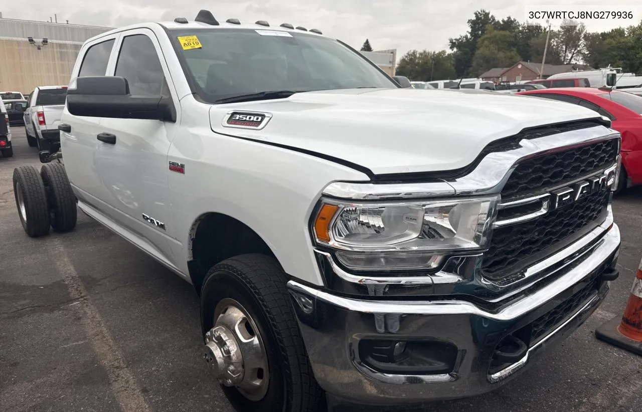 2022 Ram 3500 VIN: 3C7WRTCJ8NG279936 Lot: 78816734