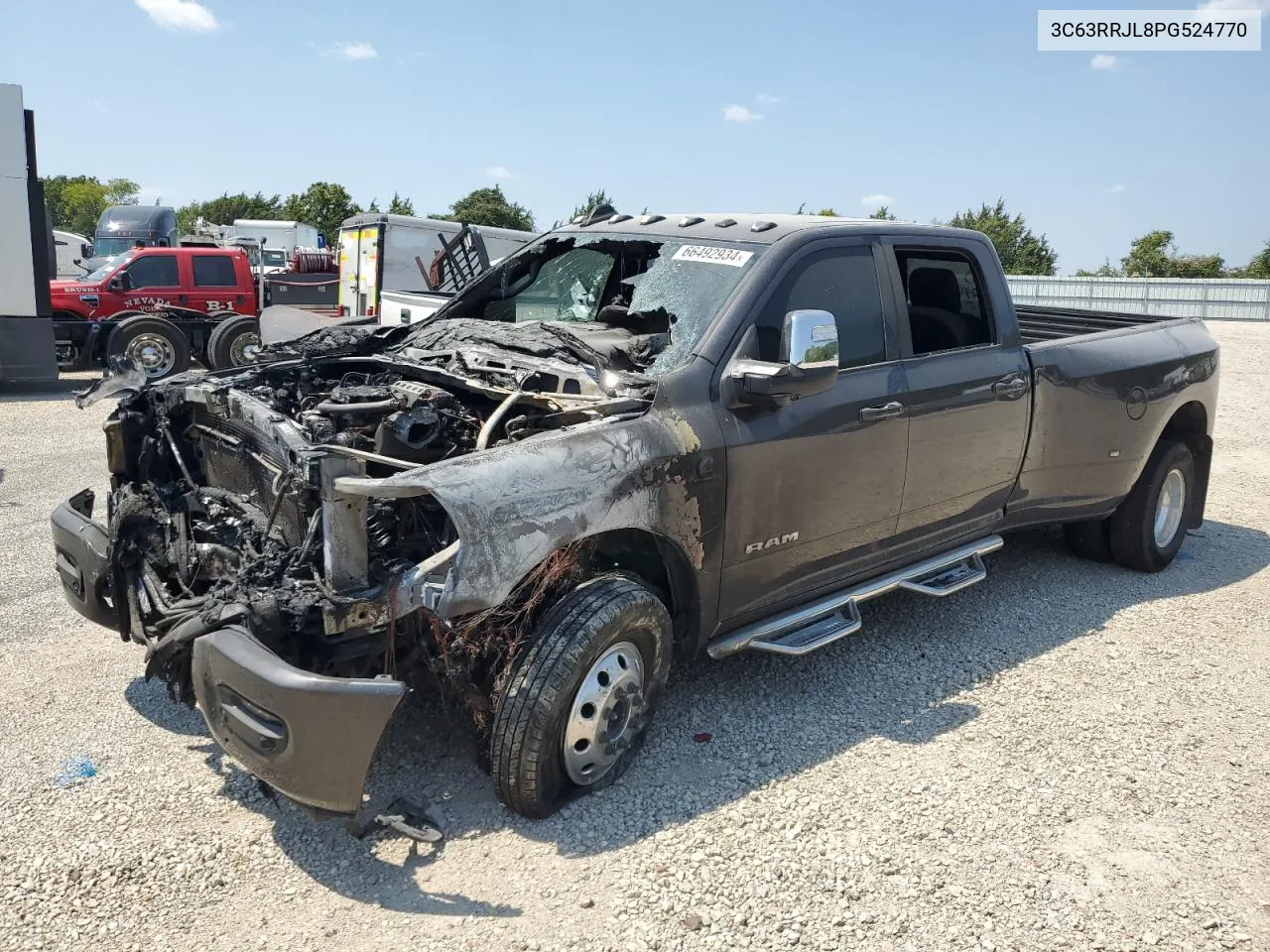 2023 Ram 3500 Laramie VIN: 3C63RRJL8PG524770 Lot: 66492934