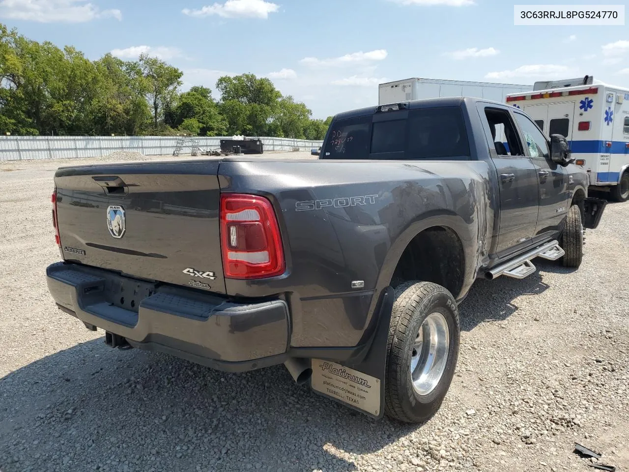 2023 Ram 3500 Laramie VIN: 3C63RRJL8PG524770 Lot: 66492934