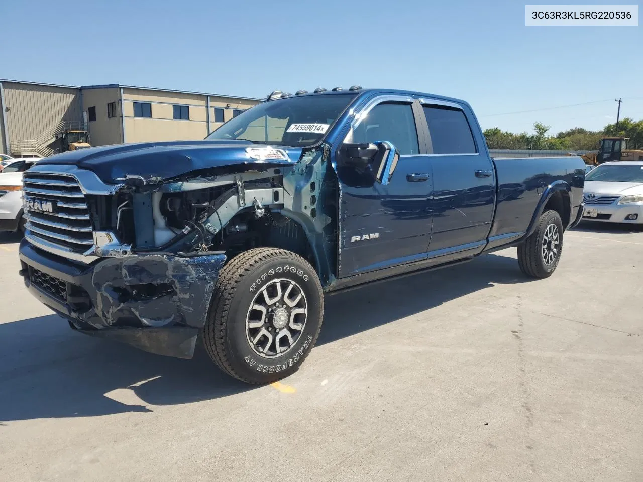 2024 Ram 3500 Longhorn VIN: 3C63R3KL5RG220536 Lot: 74559014