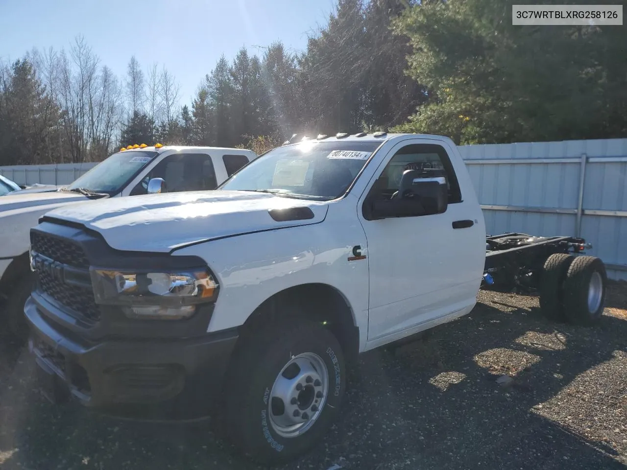 2024 Ram 3500 VIN: 3C7WRTBLXRG258126 Lot: 80740134