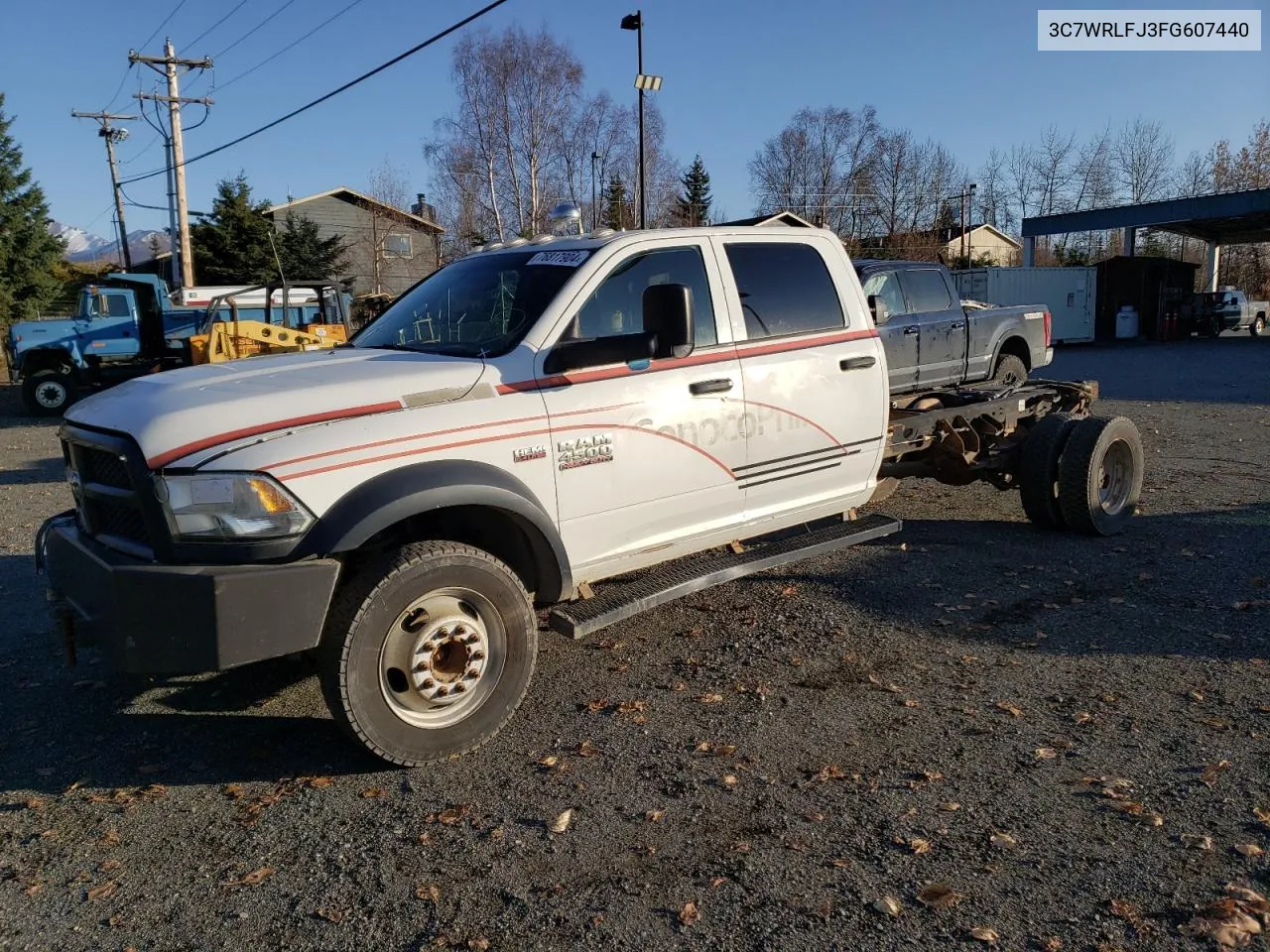 2016 Ram 4500 VIN: 3C7WRLFJ3FG607440 Lot: 76817904