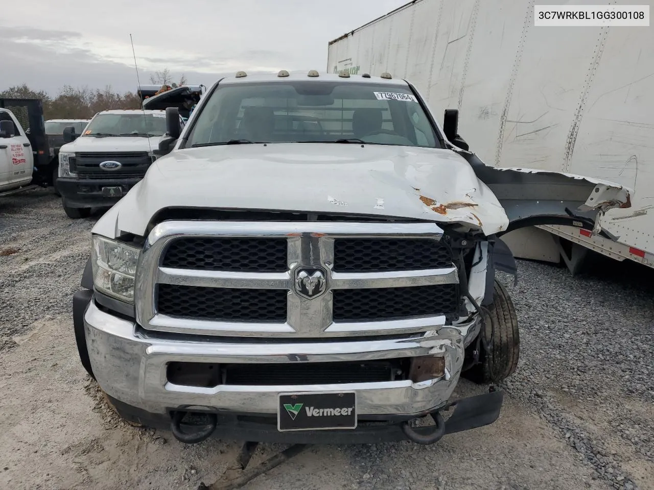 2016 Ram 4500 VIN: 3C7WRKBL1GG300108 Lot: 77967064