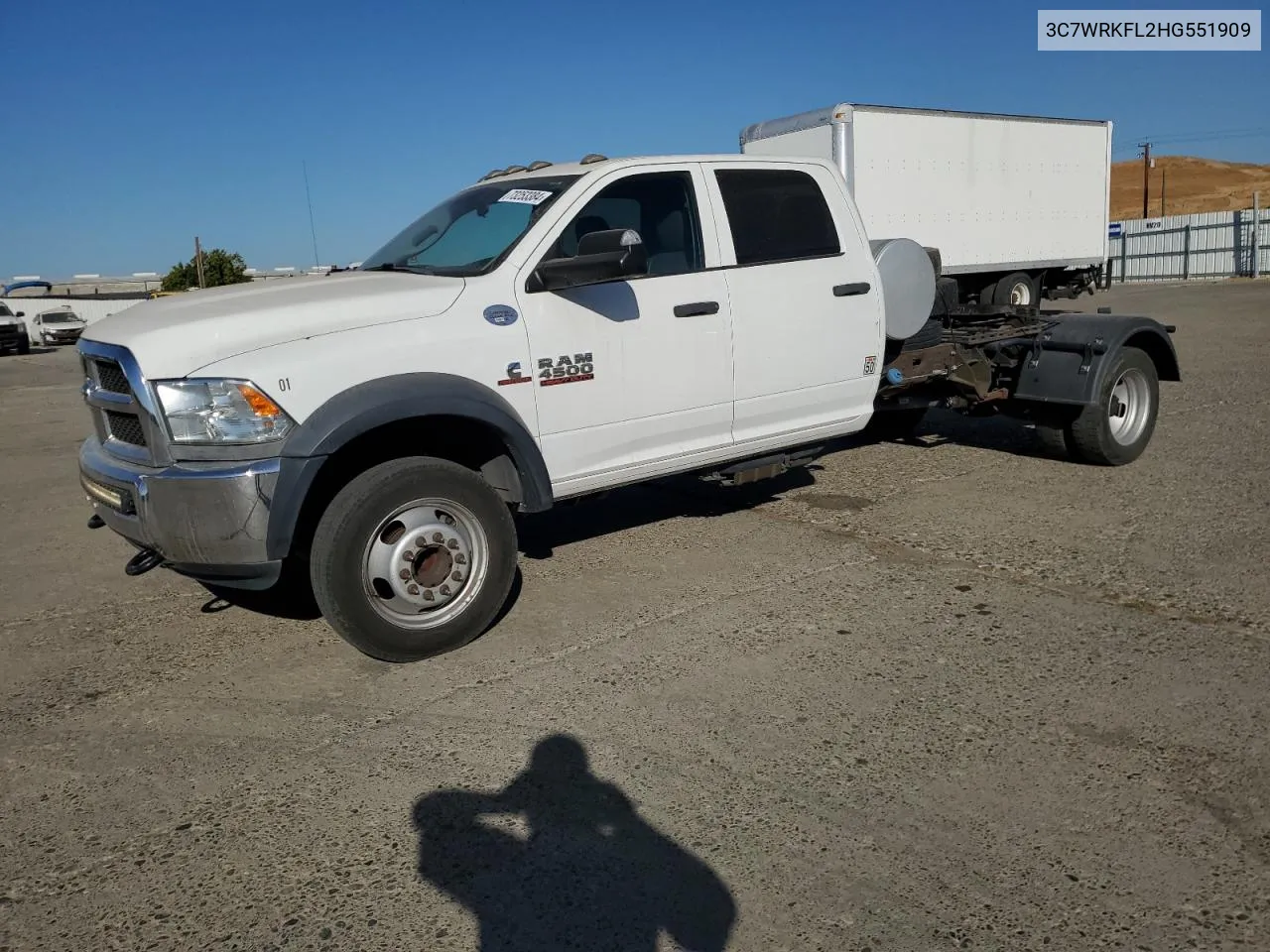 2017 Ram 4500 VIN: 3C7WRKFL2HG551909 Lot: 73253384