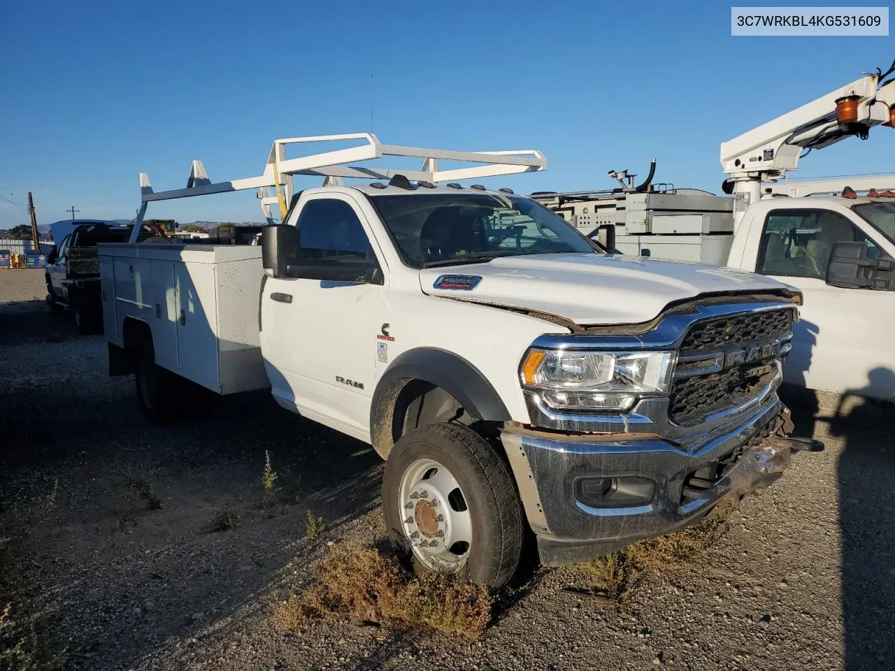 2019 Ram 4500 VIN: 3C7WRKBL4KG531609 Lot: 78913414