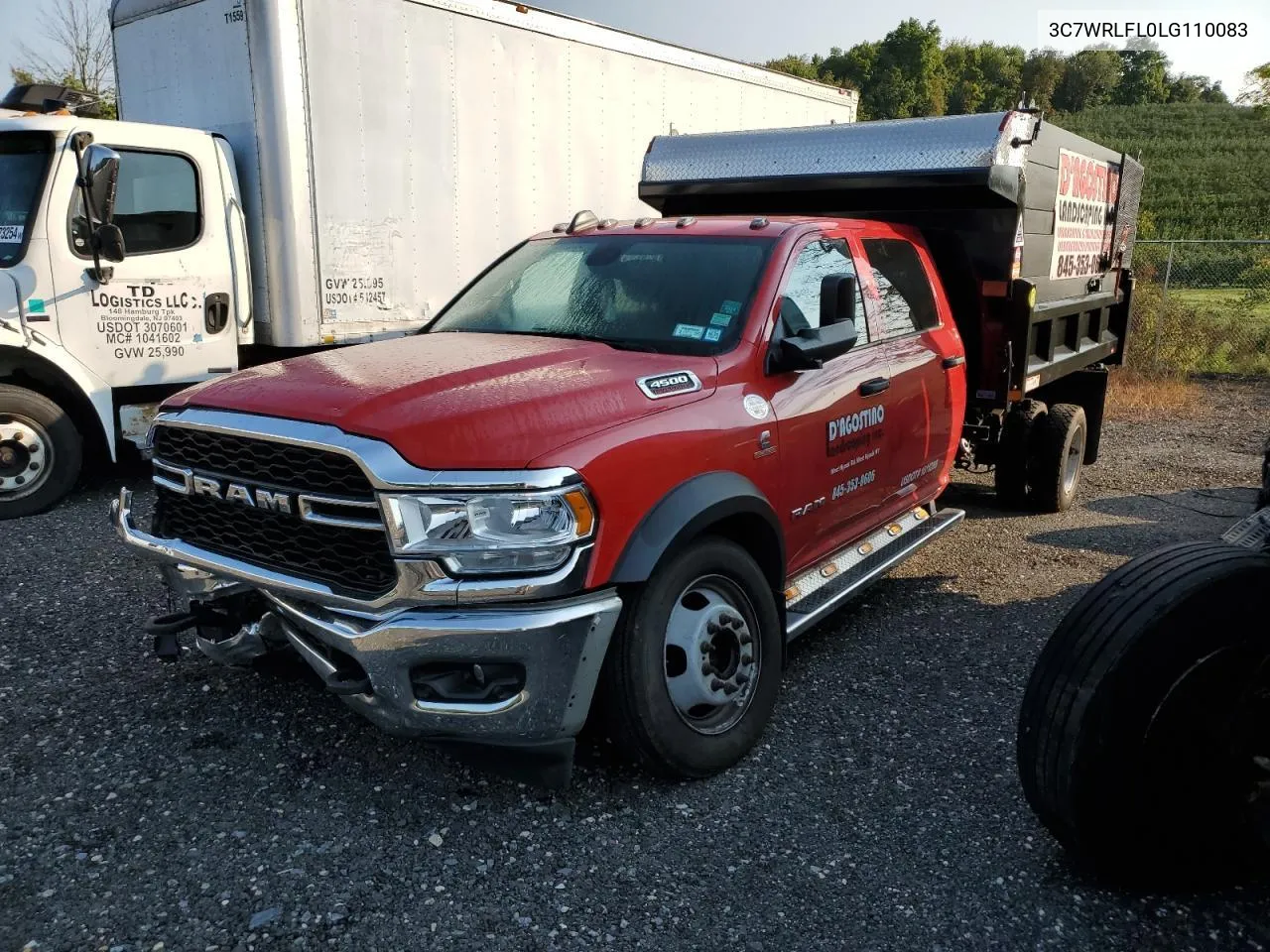 2020 Ram 4500 VIN: 3C7WRLFL0LG110083 Lot: 78492674