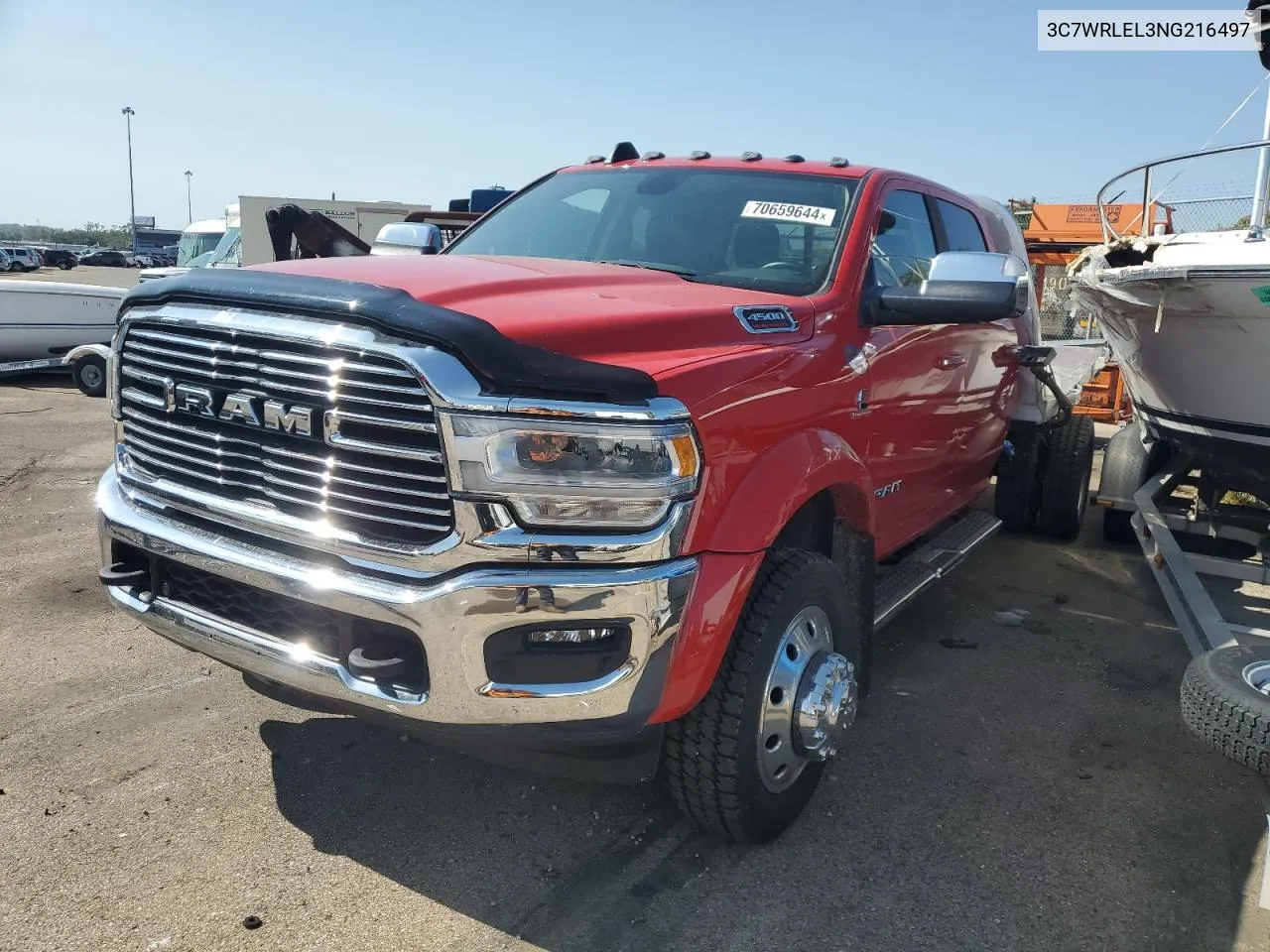 2022 Ram 4500 VIN: 3C7WRLEL3NG216497 Lot: 70659644