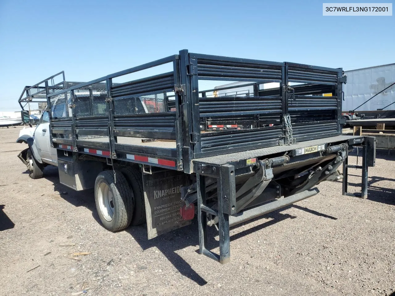 2022 Ram 4500 VIN: 3C7WRLFL3NG172001 Lot: 72224964