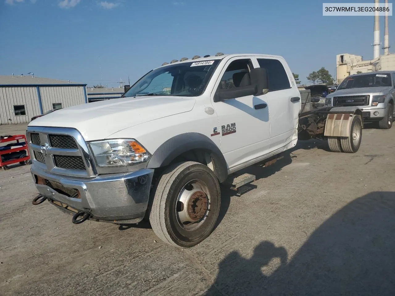 2014 Ram 5500 VIN: 3C7WRMFL3EG204886 Lot: 74914704