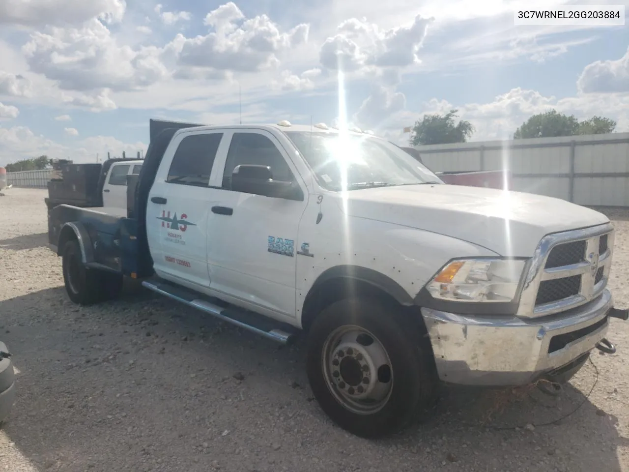 2016 Ram 5500 VIN: 3C7WRNEL2GG203884 Lot: 68988794