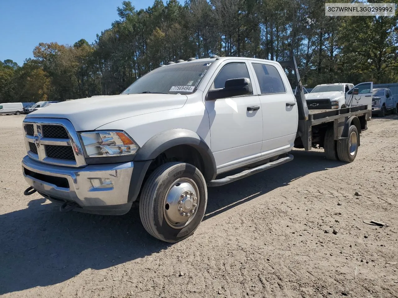 2016 Ram 5500 VIN: 3C7WRNFL3GG299992 Lot: 77569494