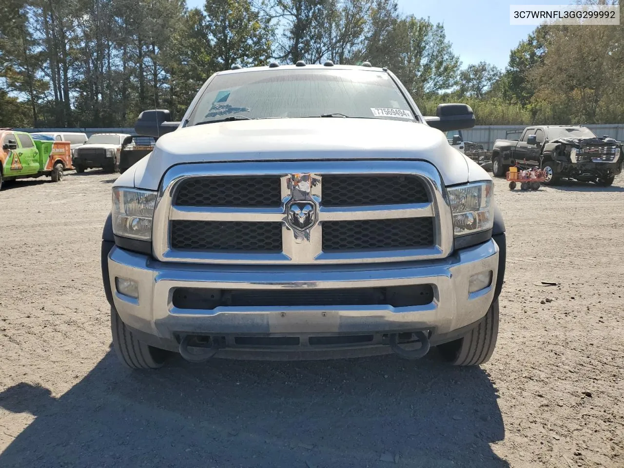 2016 Ram 5500 VIN: 3C7WRNFL3GG299992 Lot: 77569494