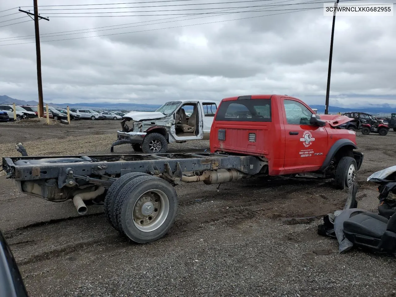 2019 Ram 5500 VIN: 3C7WRNCLXKG682955 Lot: 58966764