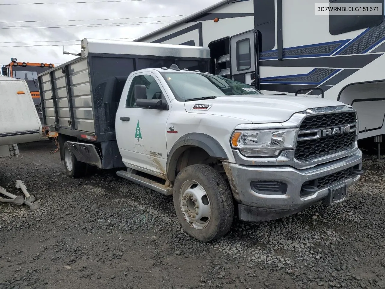 2020 Ram 5500 VIN: 3C7WRNBL0LG151671 Lot: 78752474