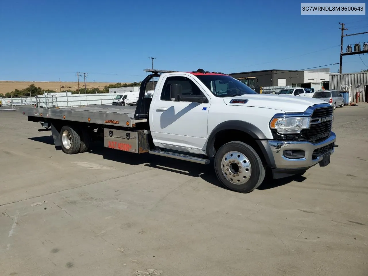 2021 Ram 5500 VIN: 3C7WRNDL8MG600643 Lot: 77040154