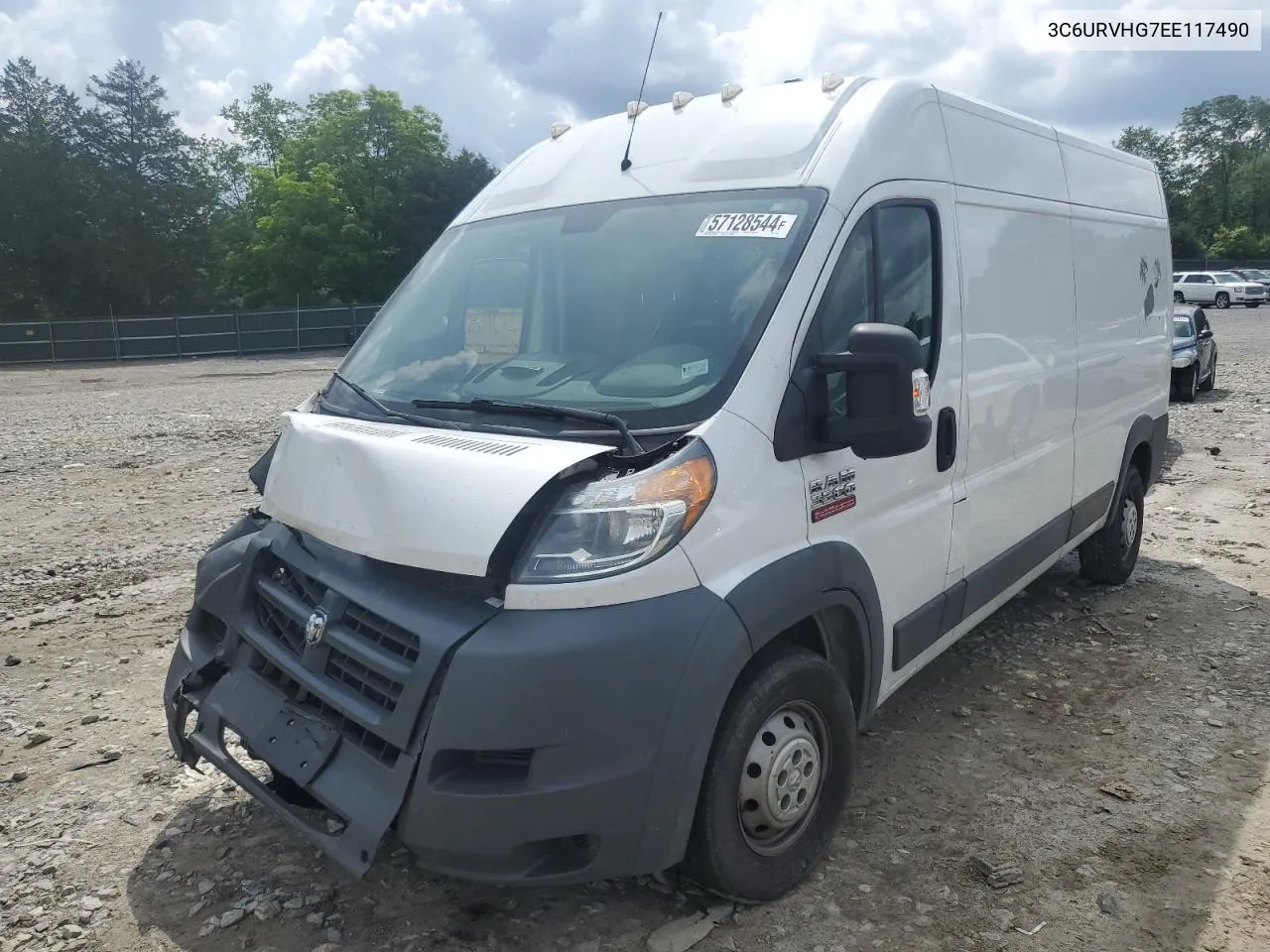 2014 Ram Promaster 3500 3500 High VIN: 3C6URVHG7EE117490 Lot: 57128544