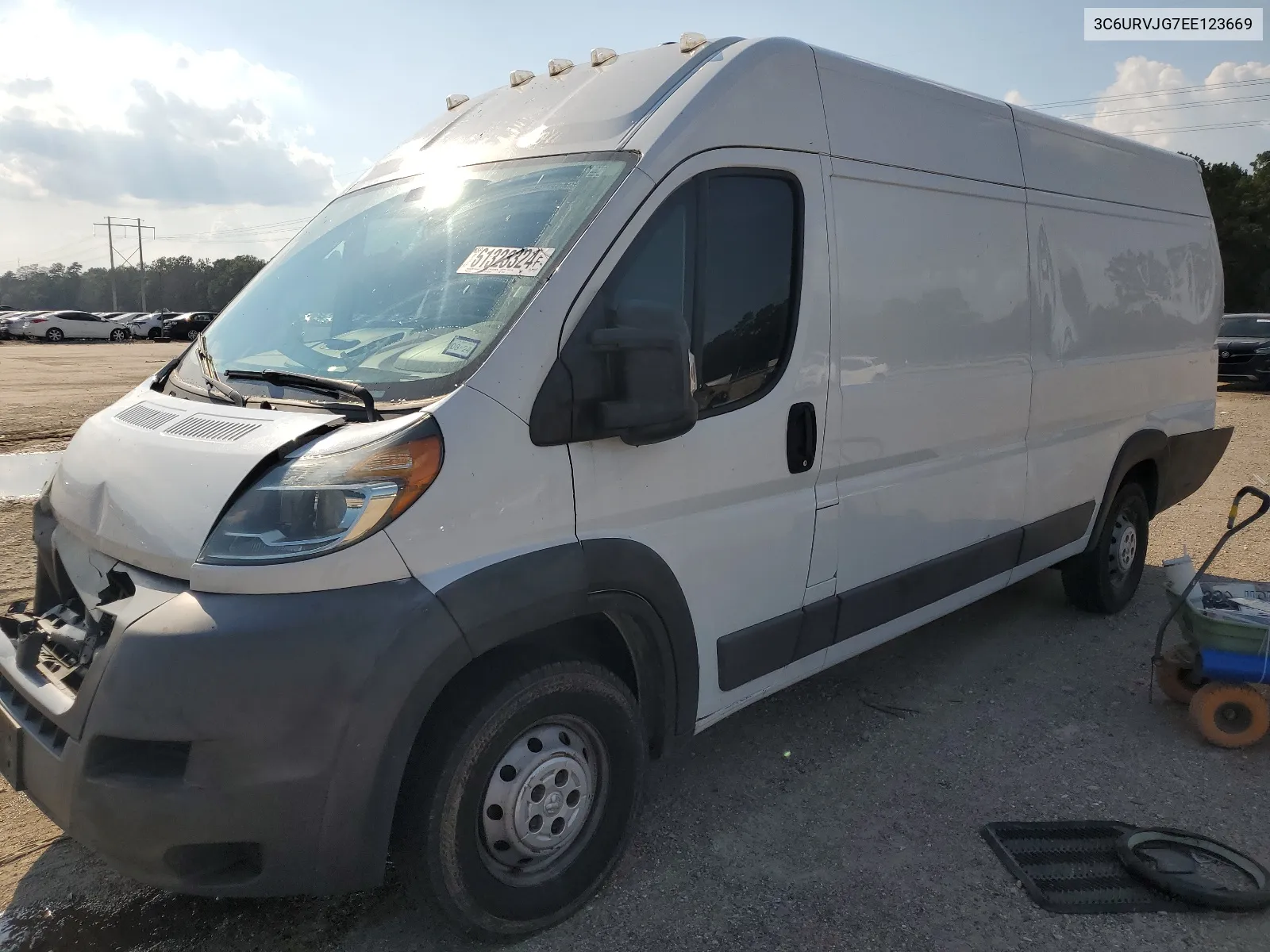 2014 Ram Promaster 3500 3500 High VIN: 3C6URVJG7EE123669 Lot: 61323324