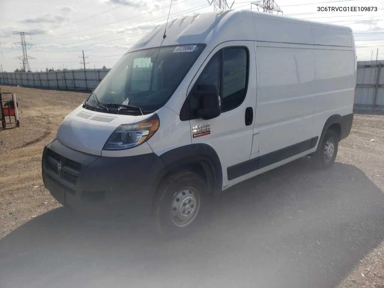 2014 Ram Promaster 2500 2500 High VIN: 3C6TRVCG1EE109873 Lot: 68036084