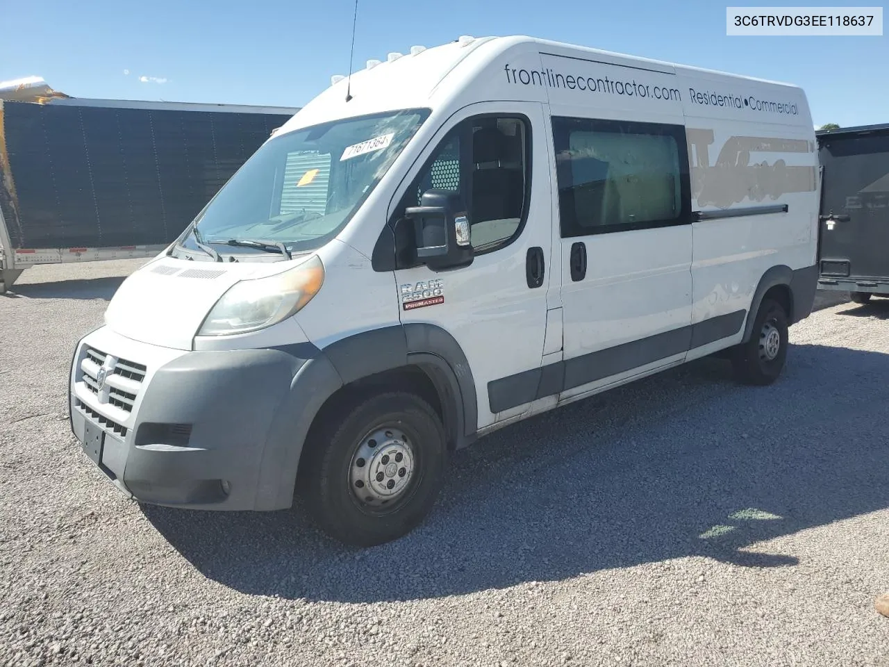 2014 Ram Promaster 2500 2500 High VIN: 3C6TRVDG3EE118637 Lot: 71671364