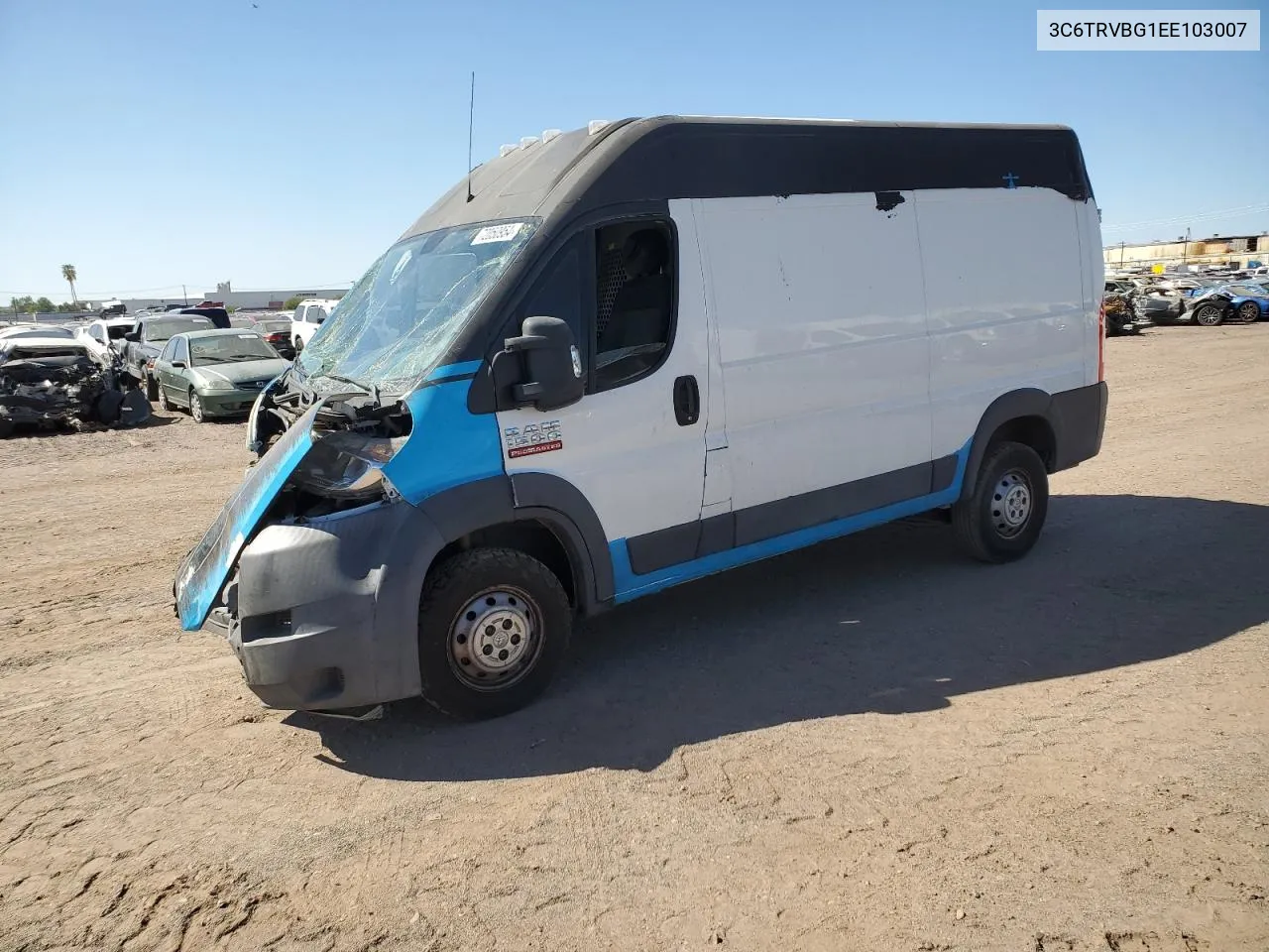 2014 Ram Promaster 1500 1500 High VIN: 3C6TRVBG1EE103007 Lot: 72050954