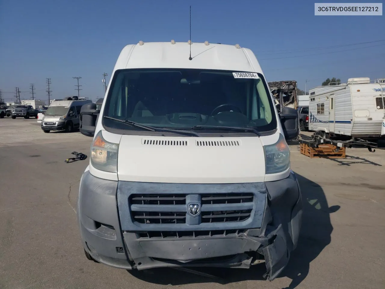 2014 Ram Promaster 2500 2500 High VIN: 3C6TRVDG5EE127212 Lot: 75659704