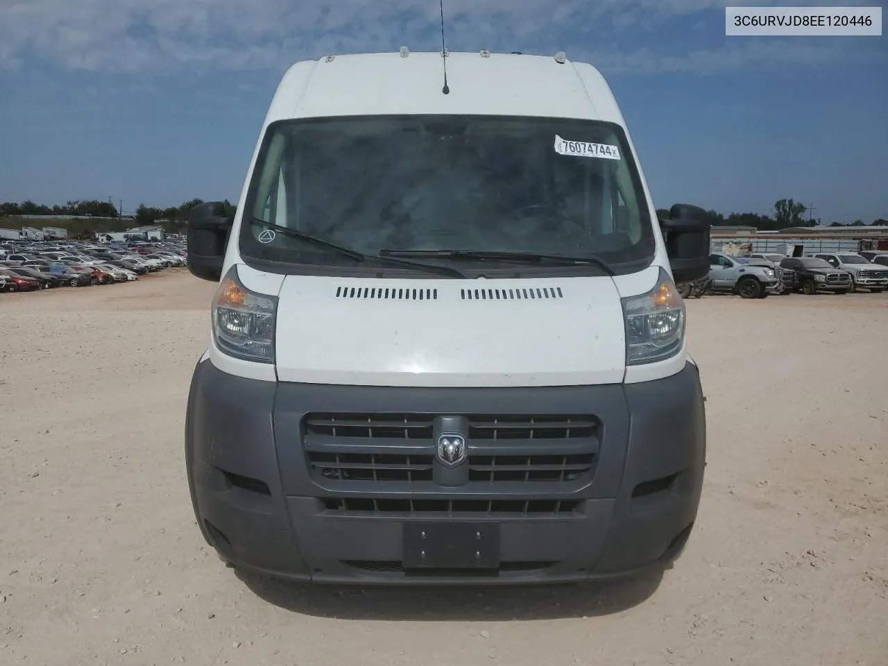 2014 Ram Promaster 3500 3500 High VIN: 3C6URVJD8EE120446 Lot: 76074744