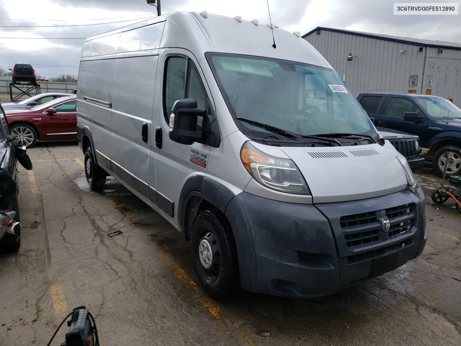 2015 Ram Promaster 2500 2500 High VIN: 3C6TRVDG0FE512890 Lot: 46890874