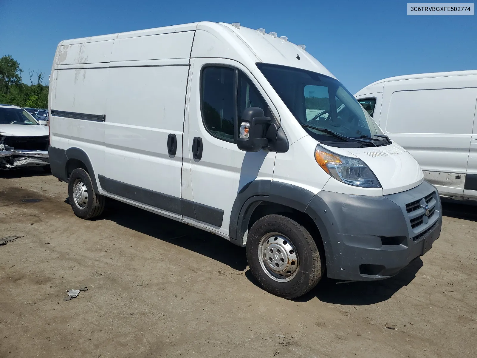 2015 Ram Promaster 1500 1500 High VIN: 3C6TRVBGXFE502774 Lot: 56459624