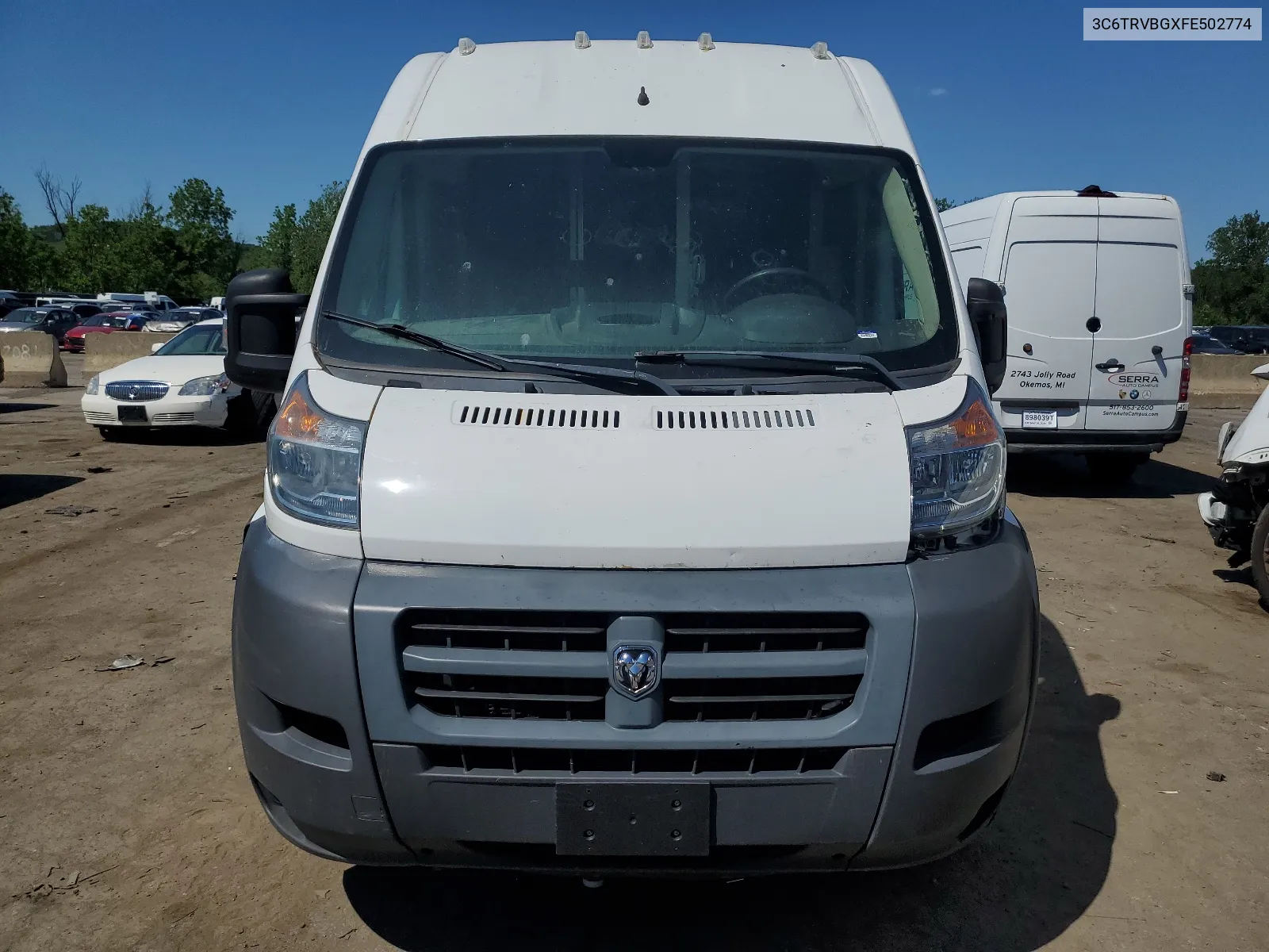 2015 Ram Promaster 1500 1500 High VIN: 3C6TRVBGXFE502774 Lot: 56459624