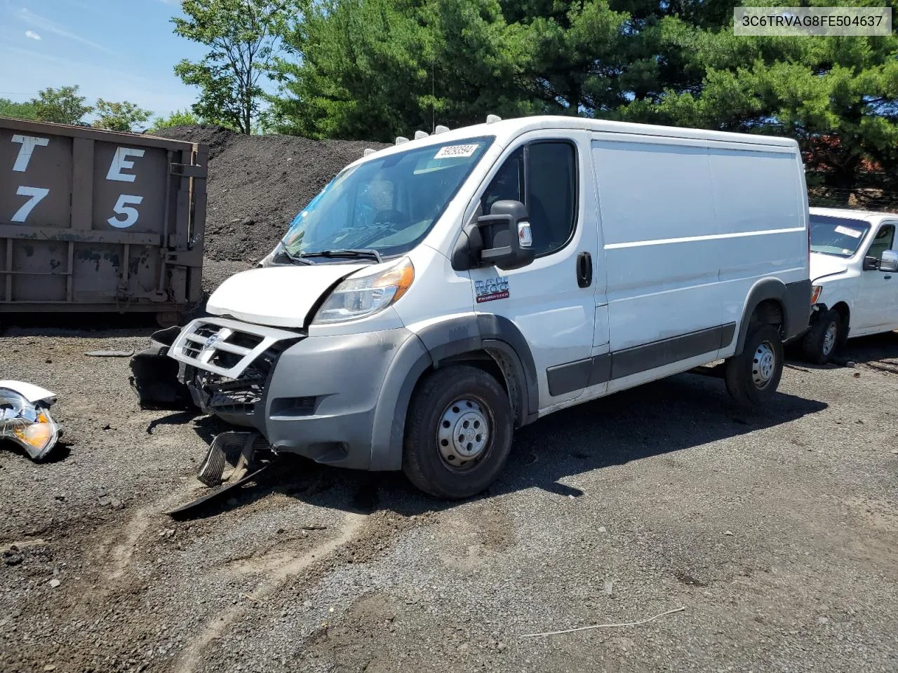 2015 Ram Promaster 1500 1500 Standard VIN: 3C6TRVAG8FE504637 Lot: 59293594