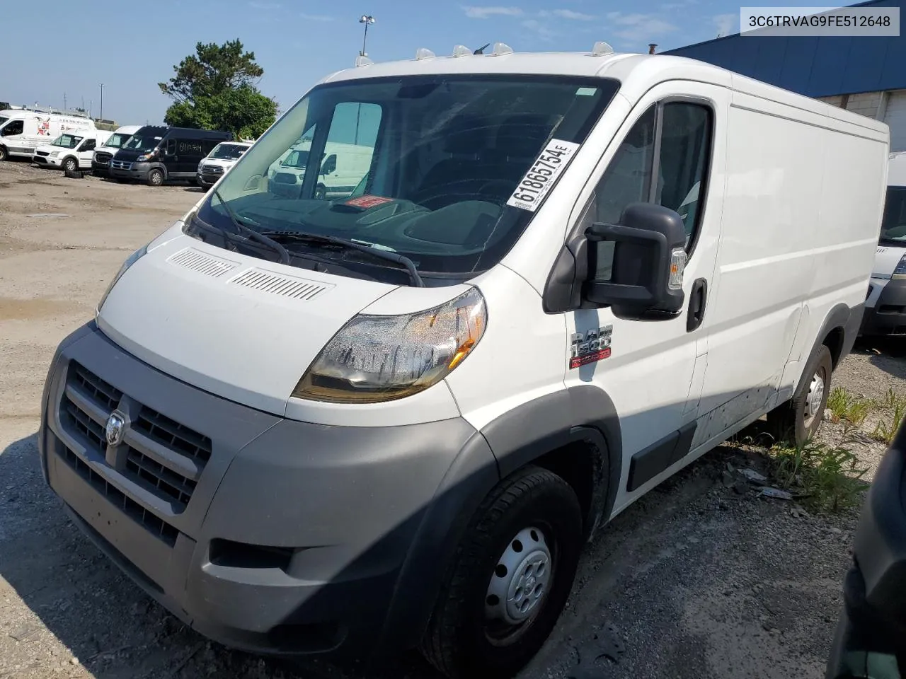 2015 Ram Promaster 1500 1500 Standard VIN: 3C6TRVAG9FE512648 Lot: 61865754