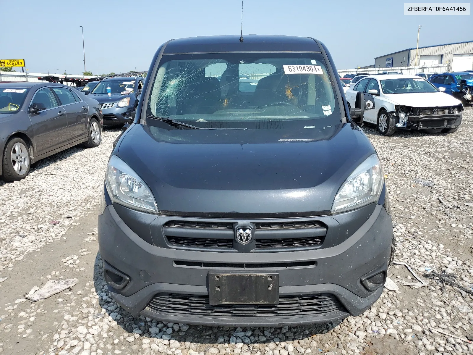 2015 Ram Promaster City VIN: ZFBERFAT0F6A41456 Lot: 63194304