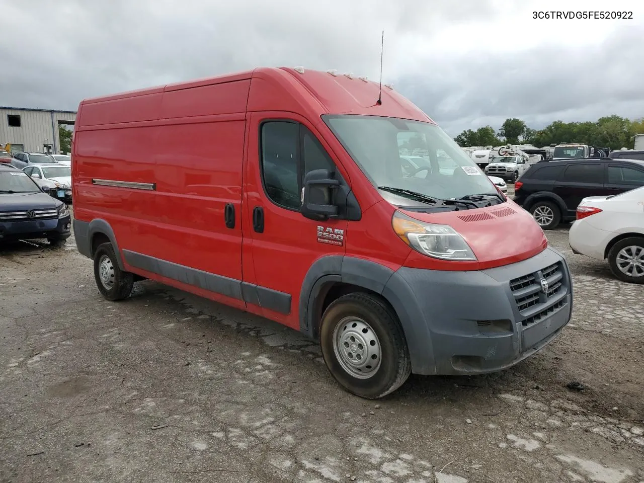 2015 Ram Promaster 2500 2500 High VIN: 3C6TRVDG5FE520922 Lot: 69656064